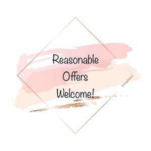 Reasonable offers welcome